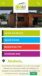 Mobile Screenshot of maisons-akabois.com
